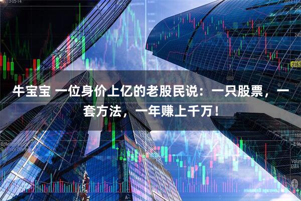 牛宝宝 一位身价上亿的老股民说：一只股票，一套方法，一年赚上千万！